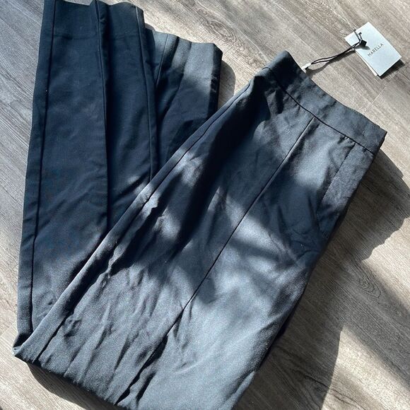 Marella Padre Black Dress Pants  Capri NEW - Picture 4 of 7